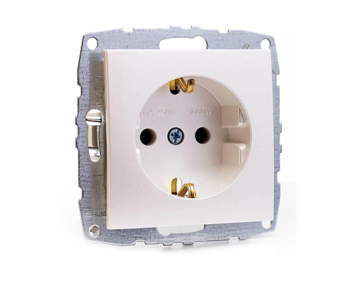 Розетка 2К+З Mono Electric Despina/ Larissa 16A 250V винтовое подключение жемчуг 500-002521-117 Розетка 2К+З Mono Electric Despina/ Larissa 16A 250V винтовое подключение жемчуг 500-002521-117