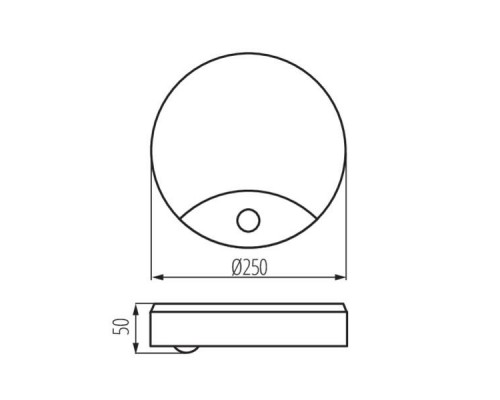 Светильник настенный с датчиком Kanlux SANSO LED 15W-NW-SE 26520