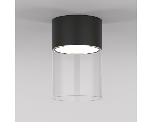 Потолочный светодиодный светильник Elektrostandard Lumen 25047/LED 10W 4000К черный/прозрачный a064709 Потолочный светодиодный светильник Elektrostandard Lumen 25047/LED 10W 4000К черный/прозрачный a064709