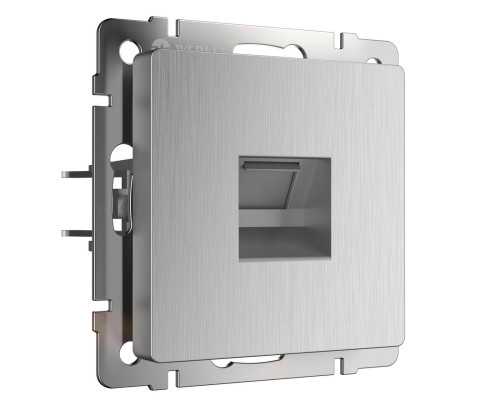 Розетка Ethernet RJ-45 Werkel cеребряный рифленый W1181009 4690389159886 Розетка Ethernet RJ-45 Werkel cеребряный рифленый W1181009 4690389159886