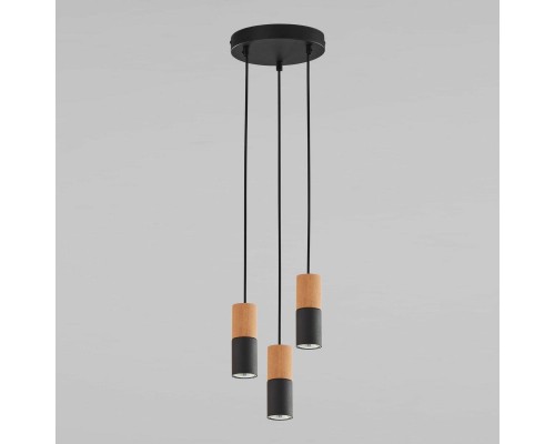 Подвесная люстра TK Lighting 6310 Elit Black Wood