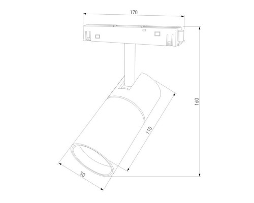 Трековый светодиодный светильник Elektrostandard Slim Magnetic 85011/01 a057199