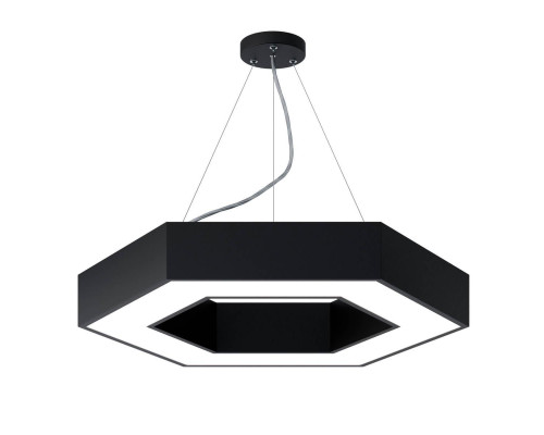 Подвесной светодиодный cветильник Geometria ЭРА Hexagon SPO-123-B-40K-045 45Вт 4000К черный Б0050555 Подвесной светодиодный cветильник Geometria ЭРА Hexagon SPO-123-B-40K-045 45Вт 4000К черный Б0050555