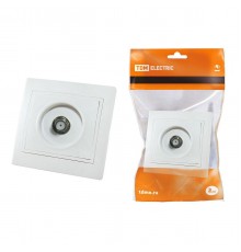 Розетка TV TDM Electric Таймыр белая SQ1814-0032