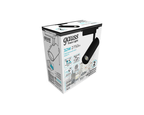 Трековый светодиодный светильник Gauss Track Light Led TR073 Трековый светодиодный светильник Gauss Track Light Led TR073