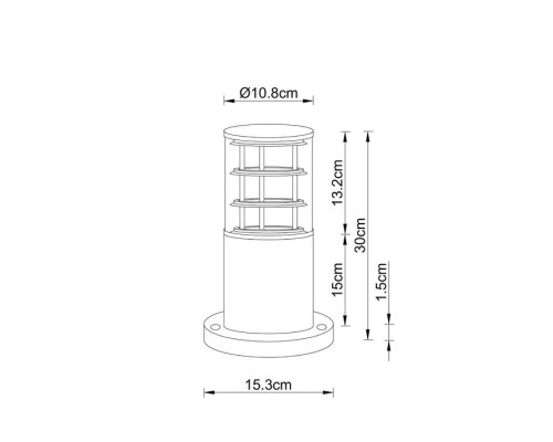 Уличный светильник Arte Lamp Tokyo A5315FN-1BK