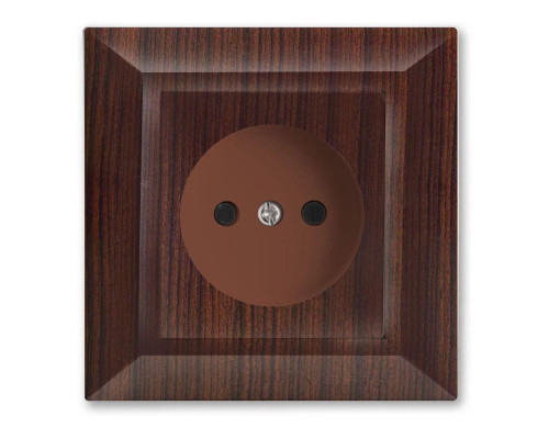 Розетка 2P Vesta-Electric Roma Mebel коричневый FRZ00010101FRN Розетка 2P Vesta-Electric Roma Mebel коричневый FRZ00010101FRN