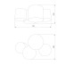 Потолочный светильник TK Lighting 4393 Mona Gray