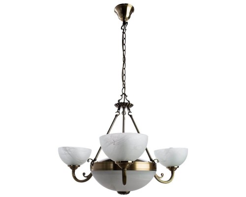 Подвесная люстра Arte Lamp Windsor White A3777LM-3-2AB Подвесная люстра Arte Lamp Windsor White A3777LM-3-2AB