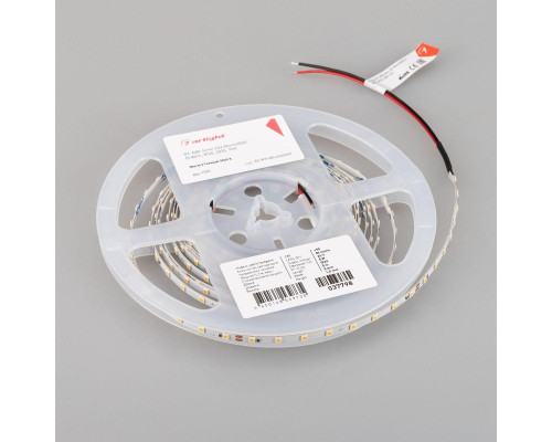 Светодиодная лента Arlight 5W/m 80LED/m 2835SMD теплый белый 5M RT-A80-5mm 24V Warm3500 037798