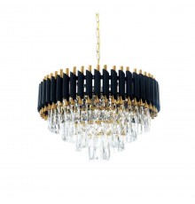 Подвесная люстра Lumina Deco Funneli LDP 6003-550 BK+F.GD