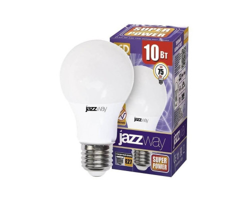 Лампа светодиодная Jazzway E27 10W 3000K матовая 1033697 Лампа светодиодная Jazzway E27 10W 3000K матовая 1033697