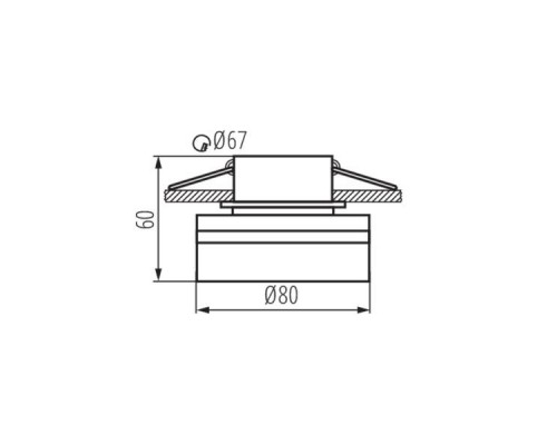 Точечный светильник Kanlux GOVIK-ST DSO-B 29237