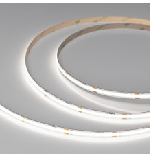 Светодиодная лента Arlight 8W/m 480LED/m CSPSMD холодный белый 5M COB-X480-8mm 24V White6000 039057