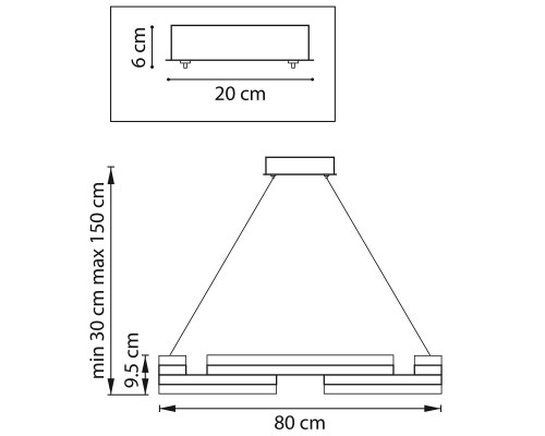 Подвесная светодиодная люстра Lightstar Rotonda 736333