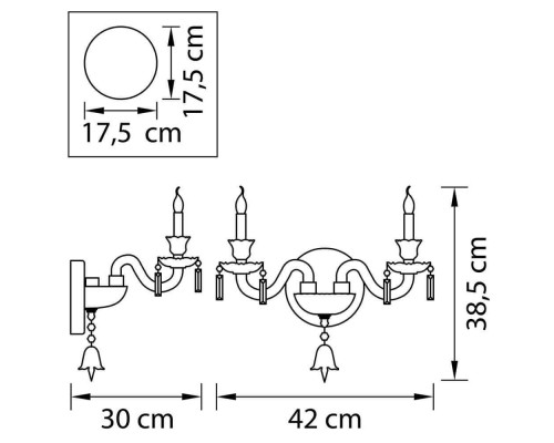 Бра Osgona Campana 716624