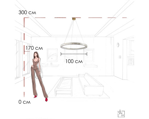Подвесной светильник LOFT IT Mondrian 10408/1000 Подвесной светильник LOFT IT Mondrian 10408/1000