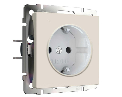 Розетка с подсветкой Werkel айвори a069610 Розетка с подсветкой Werkel айвори a069610