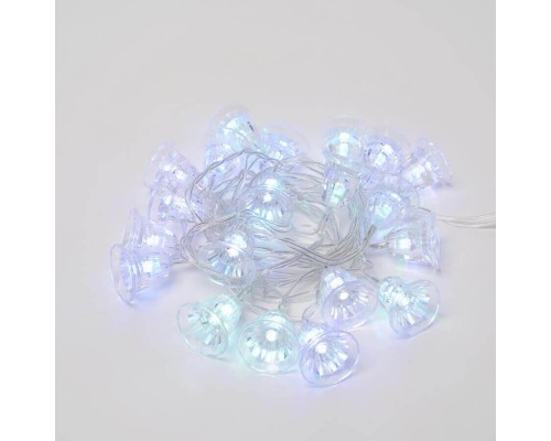 Светодиодная гирлянда Uniel Колокольчики 220V разноцветный ULD-S0280-020/DTA RGB IP20 BELLS 07919 Светодиодная гирлянда Uniel Колокольчики 220V разноцветный ULD-S0280-020/DTA RGB IP20 BELLS 07919
