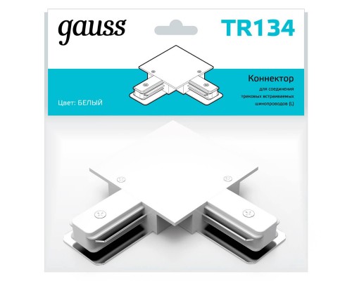 Коннектор L-образный Gauss TR134