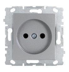 Розетка 2P Vesta-Electric Exclusive Silver Metallic серебро FRZ00041010SER