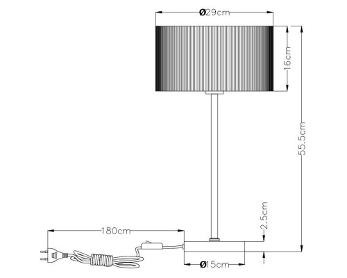 Настольная лампа Arte Lamp Mallorca A1021LT-1SS Настольная лампа Arte Lamp Mallorca A1021LT-1SS
