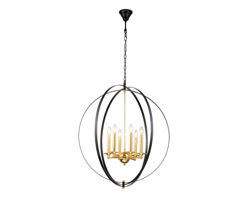 Подвесная люстра iLamp Element 9977-800 GoldBlack Подвесная люстра iLamp Element 9977-800 GoldBlack