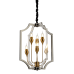 Подвесная люстра Lumina Deco Modesco LDP 8014-3+3 BK+AK