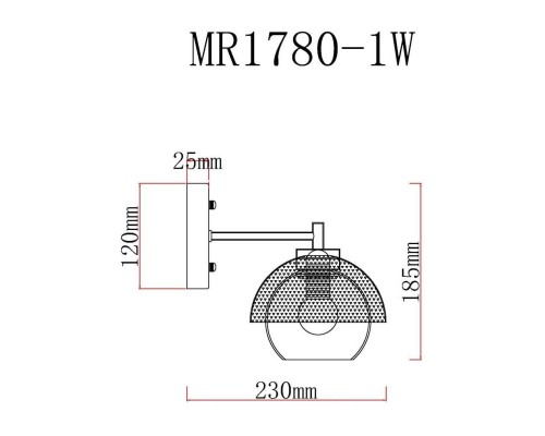 Бра MyFar Hloya MR1780-1W