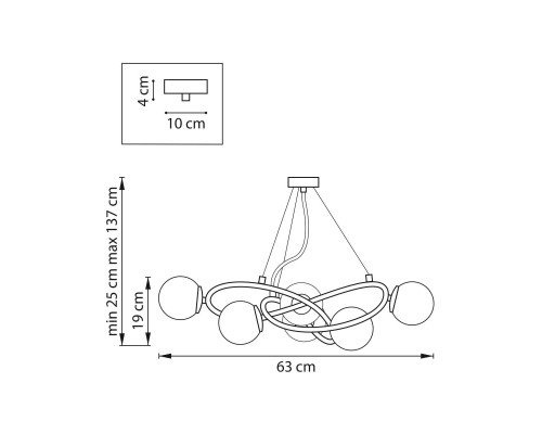 Люстра Globo Lightstar 799063 Люстра Globo Lightstar 799063