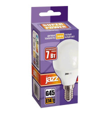 Лампа светодиодная Jazzway E14 7W 3000K матовая 1027856-2