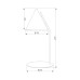 Настольная лампа TK Lighting 16009 Cono