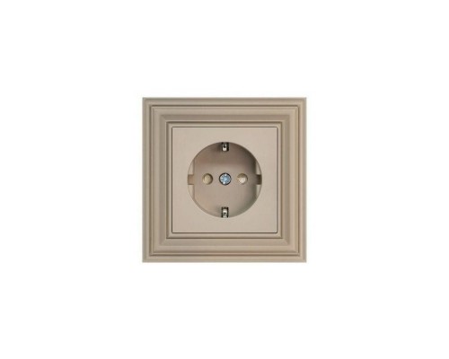 Розетка 2P+E Liregus Retro кремовый омбре 29-124 Розетка 2P+E Liregus Retro кремовый омбре 29-124