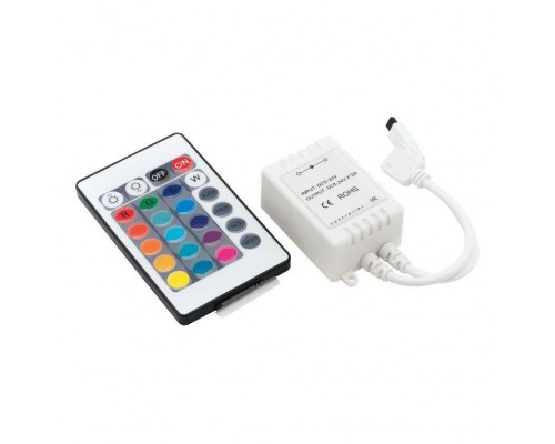 Контроллер RGB для светодиодной ленты SWG IR-RGB-24-6A 000932 Контроллер RGB для светодиодной ленты SWG IR-RGB-24-6A 000932