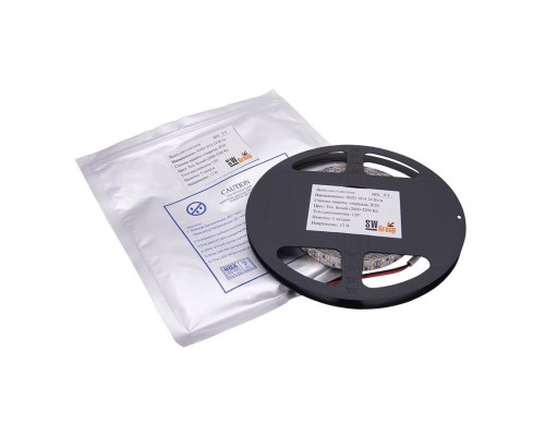 Светодиодная лента SWG 24W/m 240LED/m 3014SMD теплый белый 5M 001699