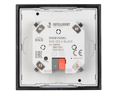 Панель управления Arlight KNX-223-4-Black 028758 Панель управления Arlight KNX-223-4-Black 028758