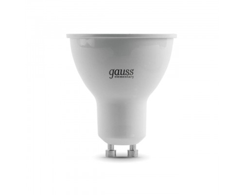 Лампа светодиодная Gauss GU10 7W 4100K матовая 13627
