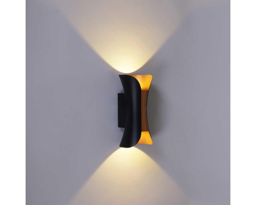 Настенный светильник Reluce 86852-9.2-002KT LED2*5W BK+GD Настенный светильник Reluce 86852-9.2-002KT LED2*5W BK+GD