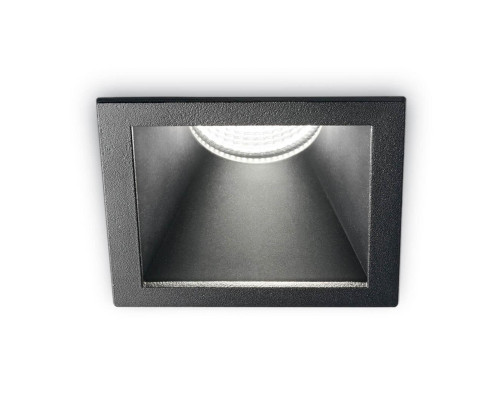 Встраиваемый светодиодный светильник Ideal Lux Game Square Bk Bk 192383 Встраиваемый светодиодный светильник Ideal Lux Game Square Bk Bk 192383
