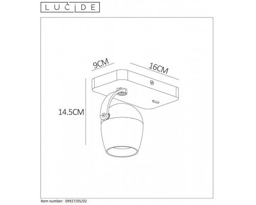 Спот Lucide Preston 09927/05/02