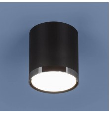 Потолочный светодиодный светильник Elektrostandard DLR024 6W 4200K черный матовый a039018