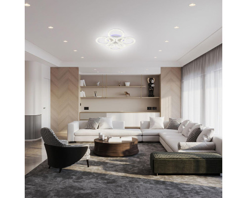 Потолочная светодиодная люстра Escada Alunit 10296/8LED BL Потолочная светодиодная люстра Escada Alunit 10296/8LED BL