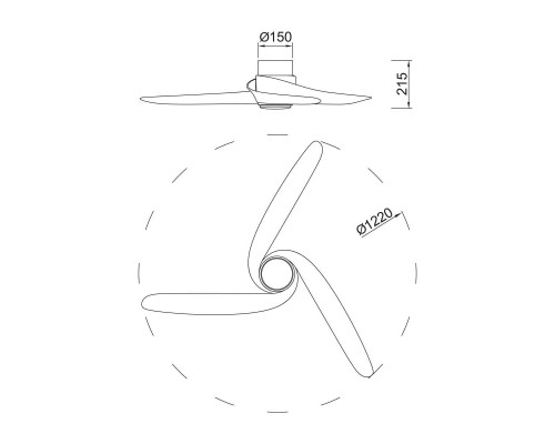 Люстра-вентилятор Mantra GROENLAND 9067