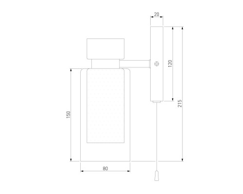 Бра Eurosvet Amado 70115/1 белый Бра Eurosvet Amado 70115/1 белый