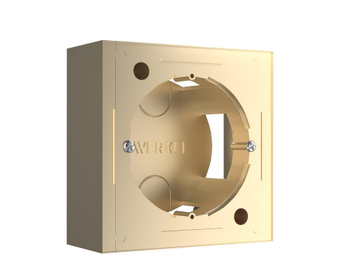 Коробка для накладного монтажа Werkel шампань W8000011 4690389170867 Коробка для накладного монтажа Werkel шампань W8000011 4690389170867
