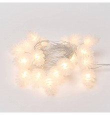 Светодиодная гирлянда Uniel шишки 220V белый ULD-S0280-020/DTA Warm White IP20 PINE CONES 09582