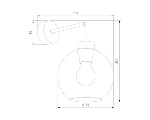 Бра TK Lighting 10243 Cubus