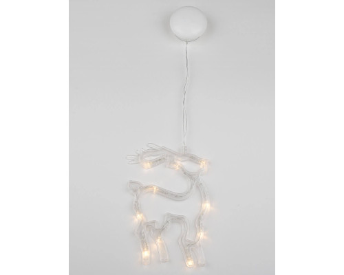 Подвесной светодиодный светильник «Олень» Uniel ULD-H1419-010/STA/3AAA Warm White IP20 Deer UL-00007252