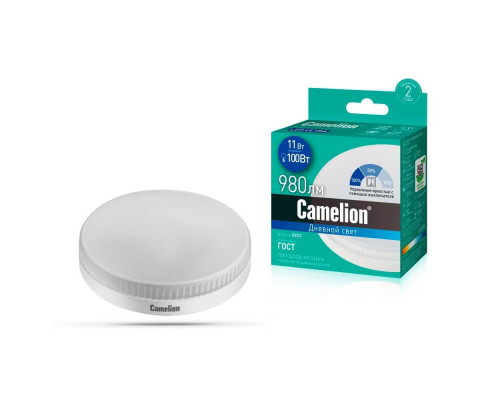Лампа светодиодная Camelion GX53 11W 4500K LED11-GX53/865/GX53 14732 Лампа светодиодная Camelion GX53 11W 4500K LED11-GX53/865/GX53 14732