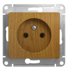 Розетка 2К Systeme Electric Glossa 16A 250V дуб GSL000541
